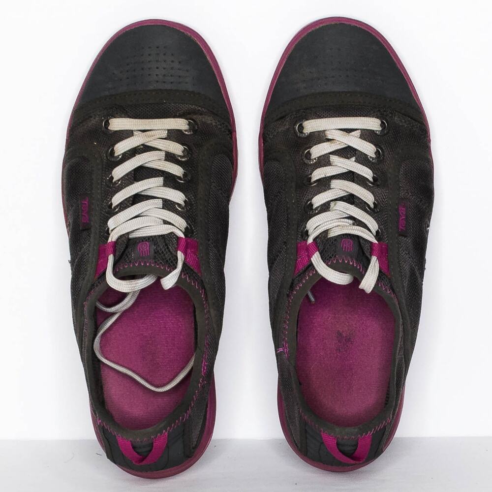 Teva Women's Mesh Sneakers Shoes Lace Up 1002278 Gray Size 7 | AS - Picture 5 of 6